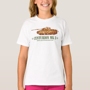 Camiseta Centurion MK 3 Tanque britânico MBT da Guerra Fria