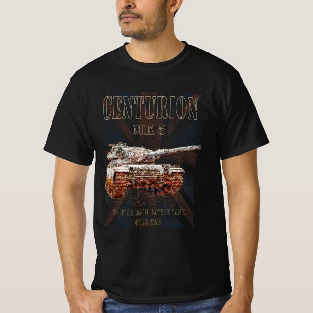 Camiseta Centurion MK 5 MBT. Tanque de Batalha Principal Br (Frente)