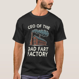 Camiseta CEO da Fábrica de Peidos do Pai Humor Adulto Mascu