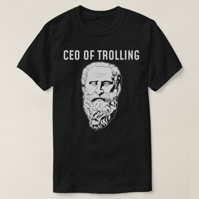 Camiseta CEO Da Funny Philosopher Diogenes design (Frente do Design)