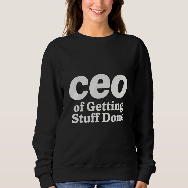 Camiseta CEO de fazer as coisas acontecerem (Frente)