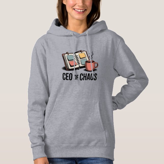 Camiseta CEO do Caos | Design de Humor de Mãe Ocupada (Frente)