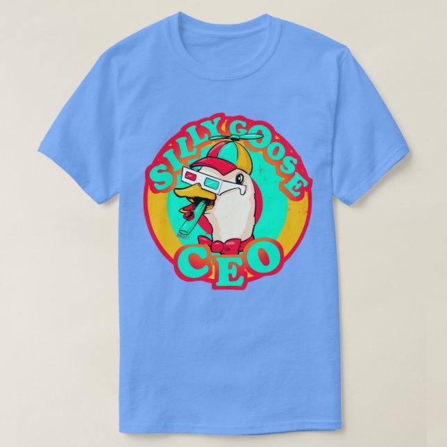 Camiseta CEO do Ganso do bobo (Frente do Design)