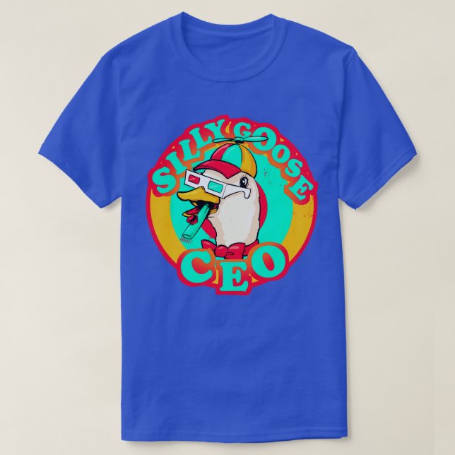 Camiseta CEO do Ganso do bobo (Frente do Design)