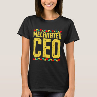Camiseta Ceo Empreendedor Africano Negro Melanizado M