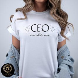 Camiseta CEO Mode On Neutral Graphic Bella 