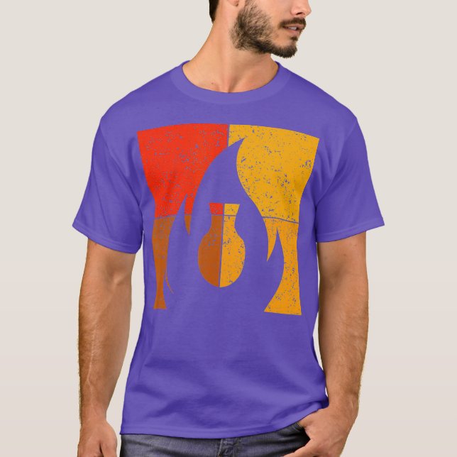 Camiseta Cerâmica Retro Clay Kiln Pottery (Frente)