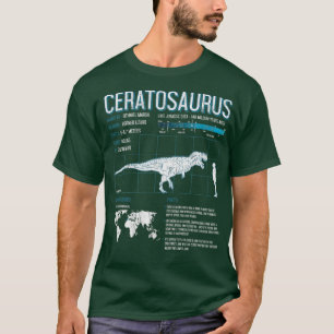 Camiseta Ceratossauro Dinossauro Fatos Diversos Ciência