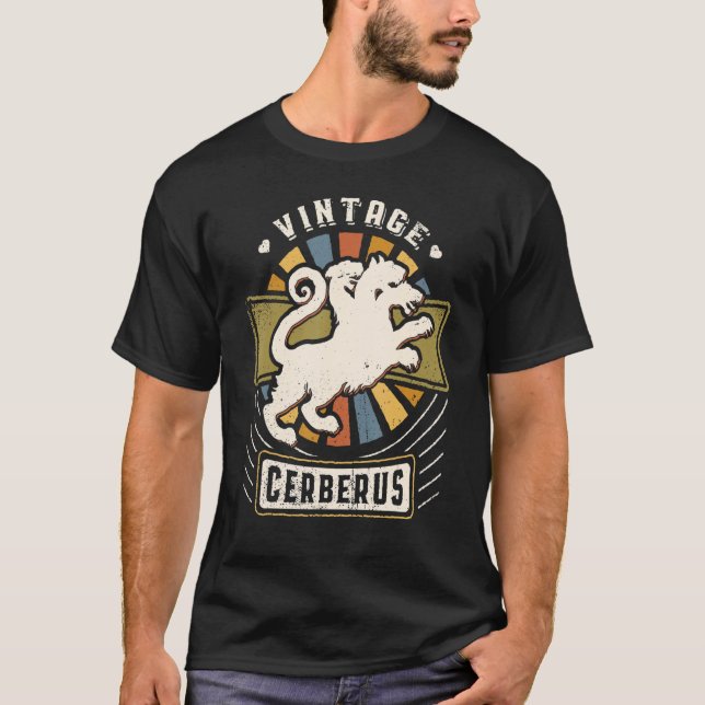 Camiseta Cerberus Vintage Clássico Amor Retroativo (Frente)