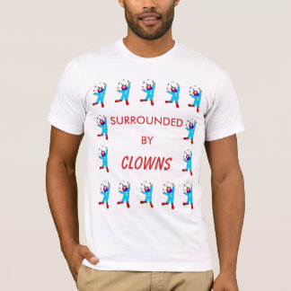 Camiseta Cercado por palhaços