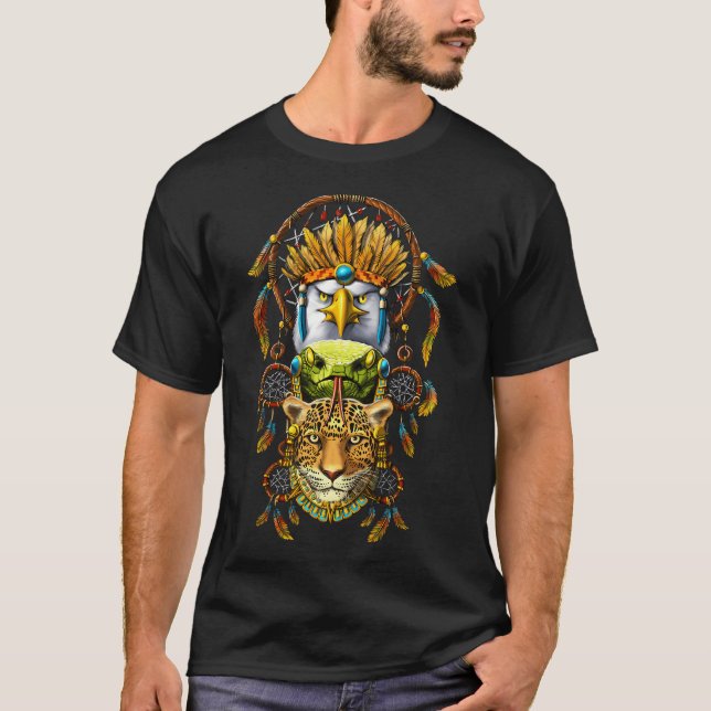 Camiseta Cercador de Sonhos Asteca (Frente)