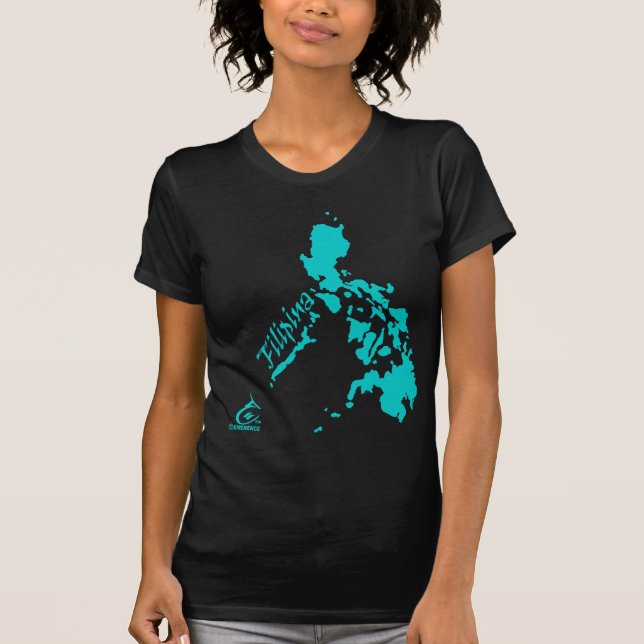 Camiseta Cerceta das ilhas filipinos da filipina (Frente)