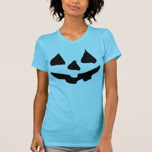 Camiseta Cerceta do traje do Dia das Bruxas da abóbora da