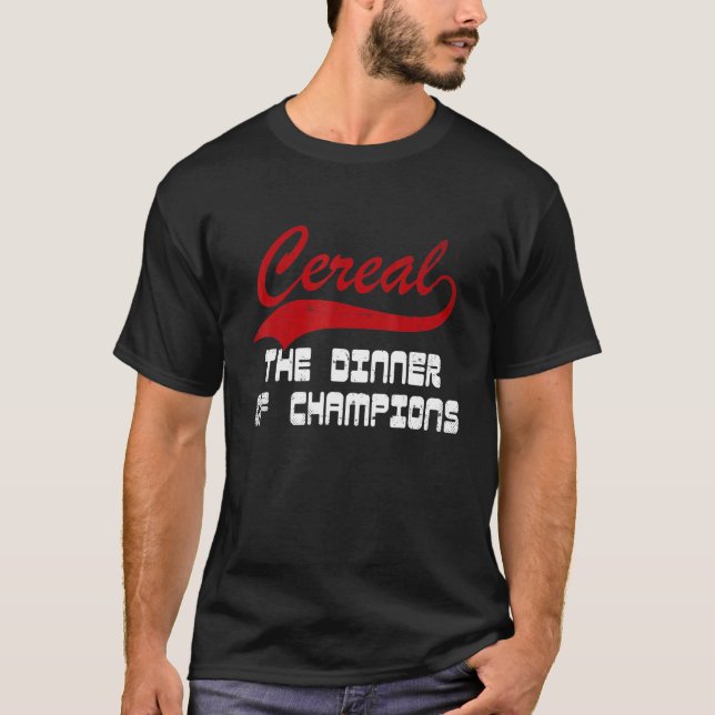 Camiseta Cereais Cereal Cereal Saudável Para Bebês Cereal K (Frente)