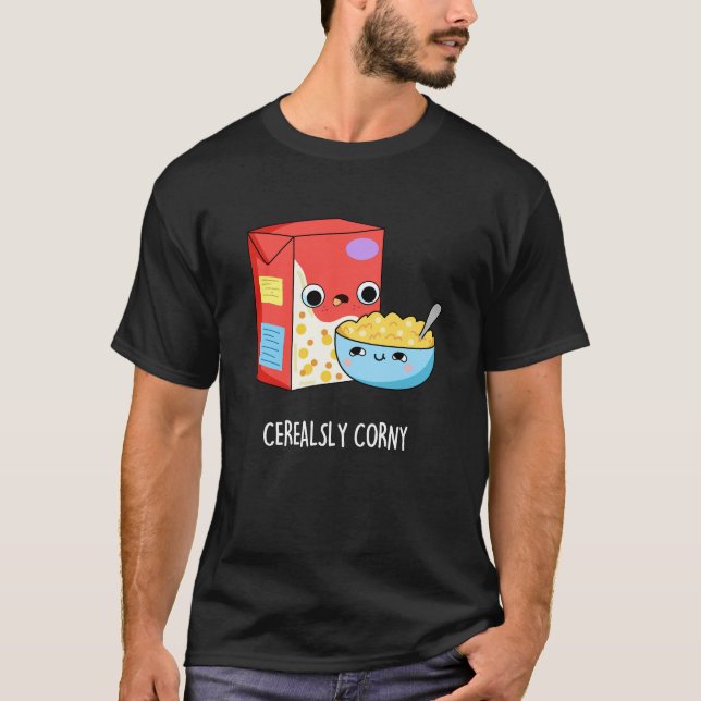 Camiseta Cereais Engraçados Cereais Cereais Cereais Engraça (Frente)