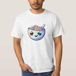 Camiseta Cereal de café da manhã animado