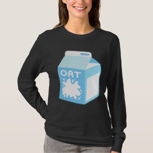 Camiseta Cereal de Caixa de Leite de Aveia Café da Manhã La