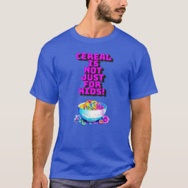Camiseta Cereal não é só para crianças