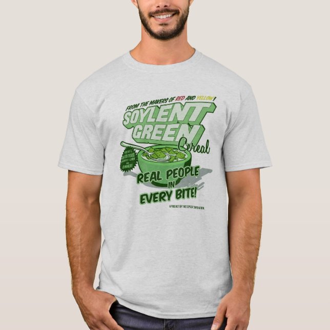 Camiseta Cereal verde de Soylent (Frente)