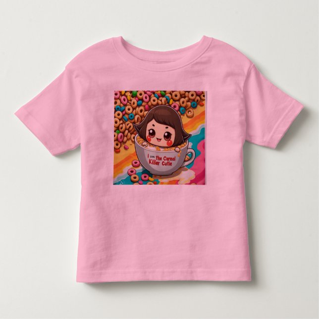 Camiseta #CerealKillerCutieVibes-sorriso-magia (Frente)