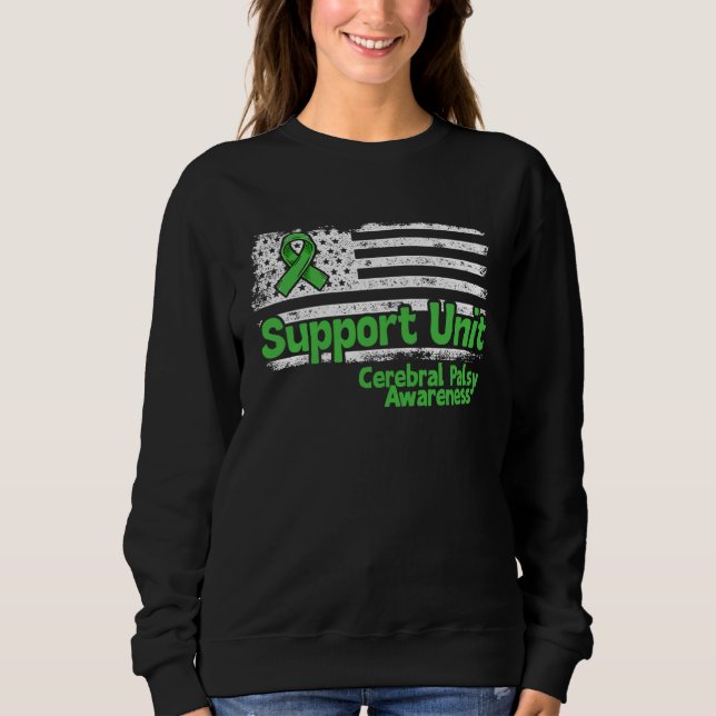 Camiseta Cerebral Palsy Support Unit Flag Cerebral Palsy Aw (Frente)