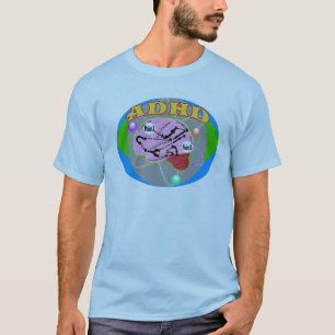 Camiseta Cérebro com ADHD