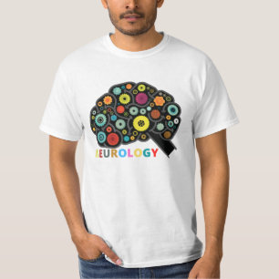 CAMISETA CÉREBRO COM NEUROLOGIA
