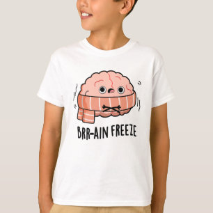 Camiseta Cérebro Congelam Fofo Biológico, Anatomia