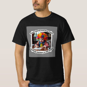 Camiseta Cérebro de bebê assinando ordens executivas