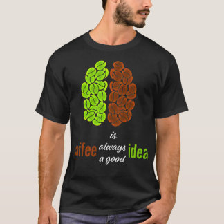Camiseta cérebro de café psiquiatria bipolar cerebral feliz