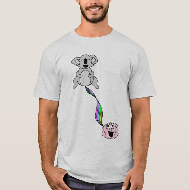 Camiseta cérebro do koala (Frente)