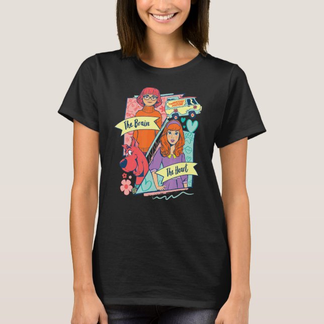 Camiseta Cérebro E Coração De Scoob (Frente)