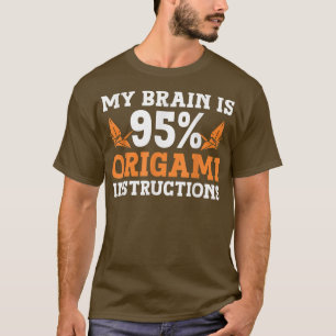 Camiseta Cérebro É Origami Sculture Origami Master Origa