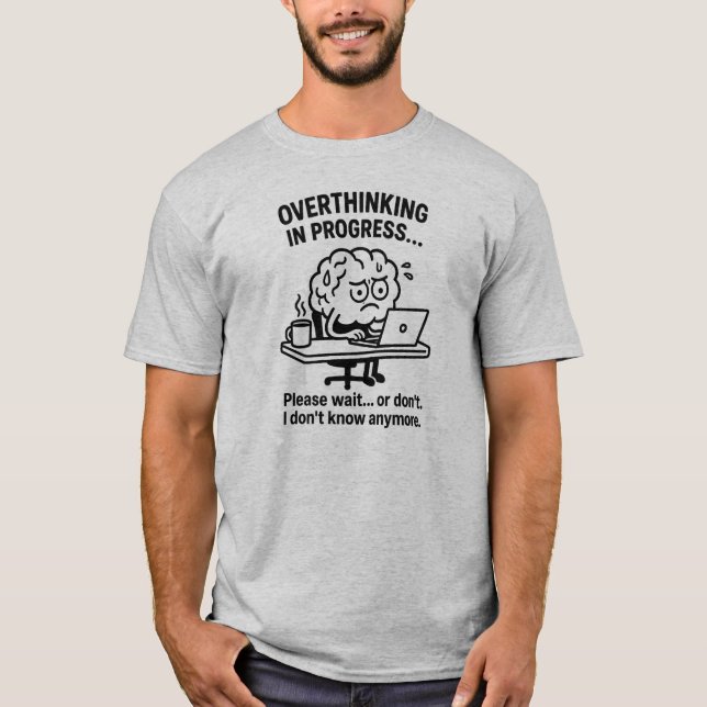 Camiseta Cérebro Engraçado - Anxia Relacionável (Frente)