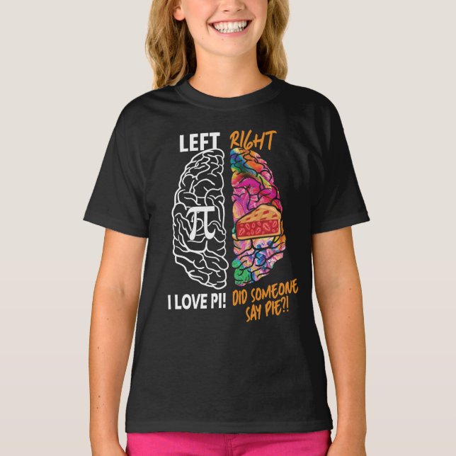 Camiseta Cérebro esquerdo - Cérebro direito (Frente)