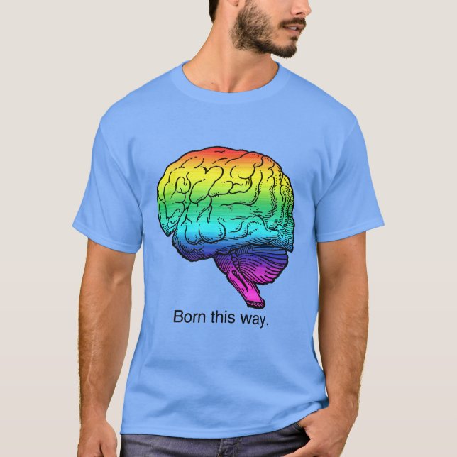 CAMISETA CÉREBRO NASCIDO DESSA MANEIRA (Frente)