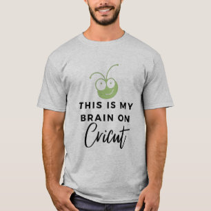 Camiseta Cérebro no Cricut