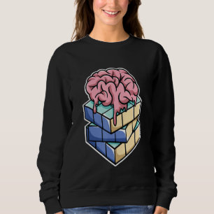 Camiseta Cérebro no Cubo Mágico Speed Cubing Cuber's
