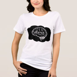 Camiseta Cérebro Pensativo em Excesso Cartoon Arte Saúde Me