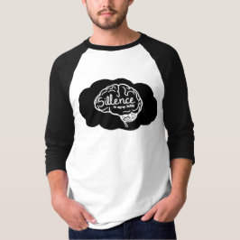 Camiseta Cérebro Pensativo em Excesso Cartoon Arte Saúde Me