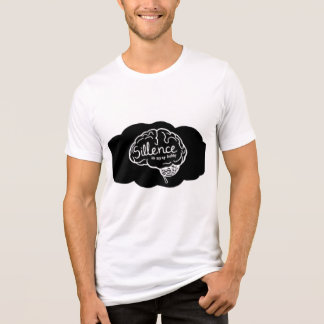 Camiseta Cérebro Pensativo em Excesso Cartoon Arte Saúde Me