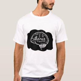Camiseta Cérebro Pensativo Exagerado Cartoon Arte Saúde Men