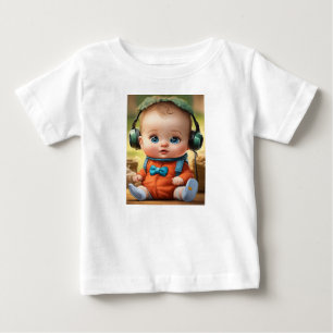 Camiseta Cérebro Pequeno Brilhante - Cara De Bebê Inteligen