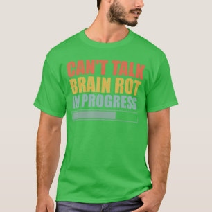 Camiseta Cérebro Podre em Andamento Gamer Cérebro Podre Mem