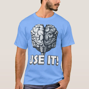 Camiseta Cérebro Usa Humor De Sarcasmo