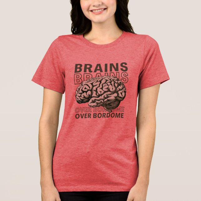 Camiseta Cérebros Além do Tédio (Frente)