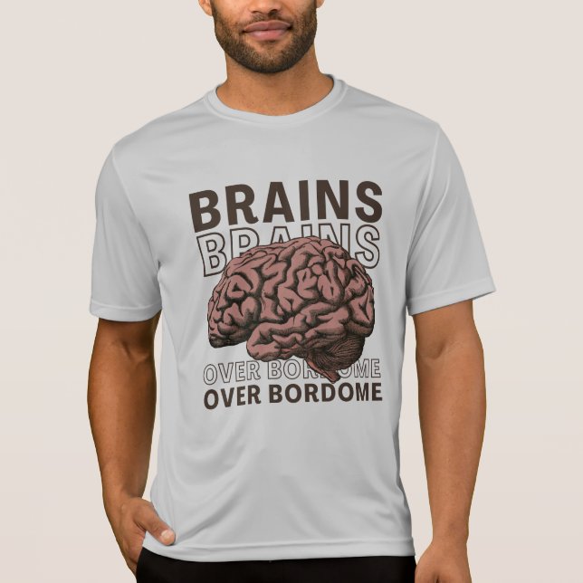 Camiseta Cérebros Além do Tédio (Frente)