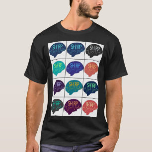 Camiseta Cérebros de multicores SHARP