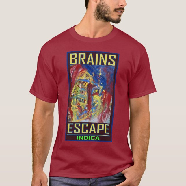 CAMISETA CÉREBROS ESCAPAM INDICA (Frente)