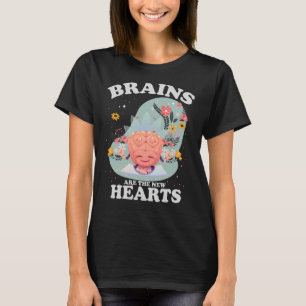 Camiseta Cérebros são a flor da ioga do coração